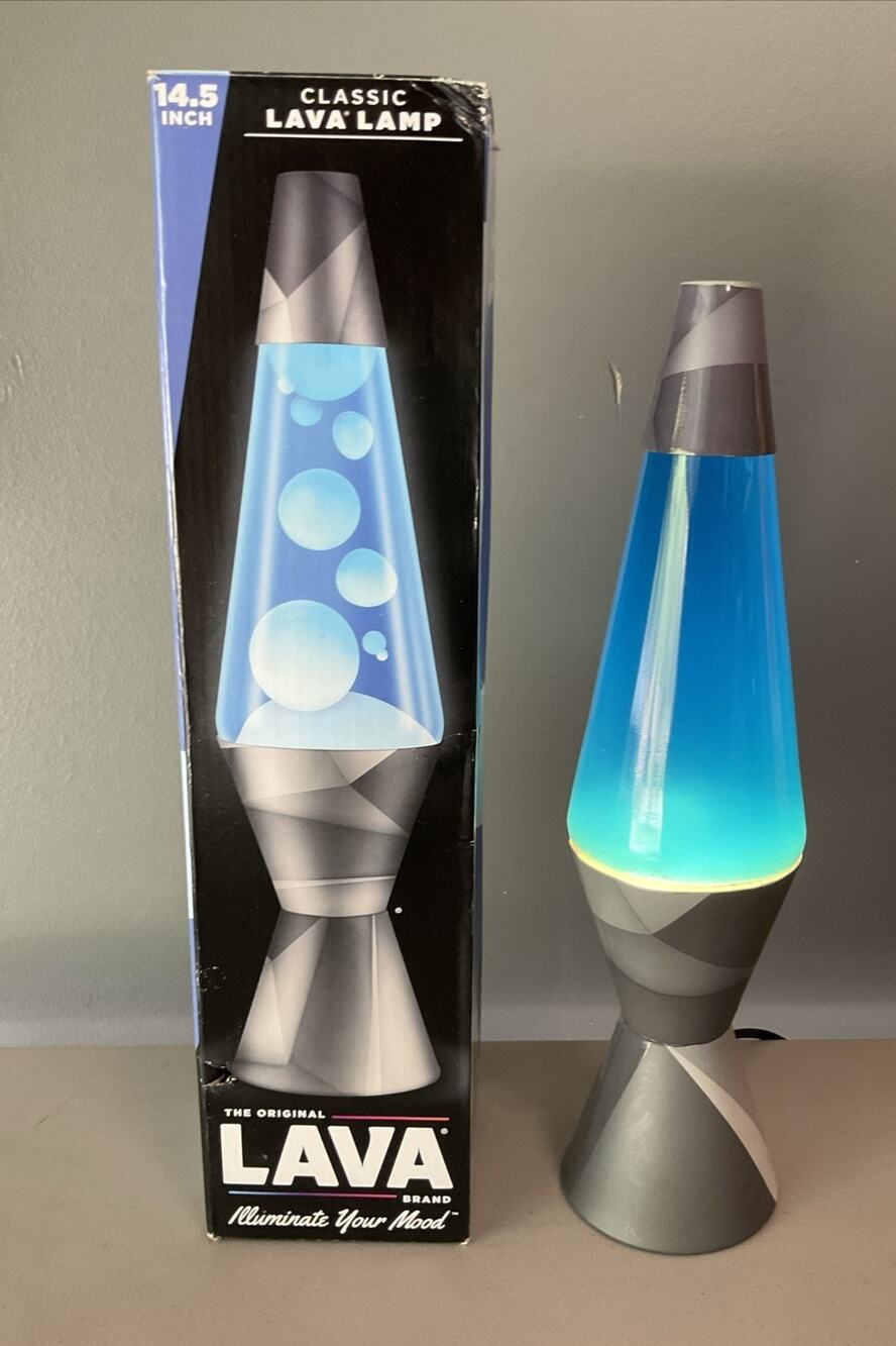 LAVA 14.5 Inch Geometric Monochrome Novelty Table Lamp Modern Decor Globe New